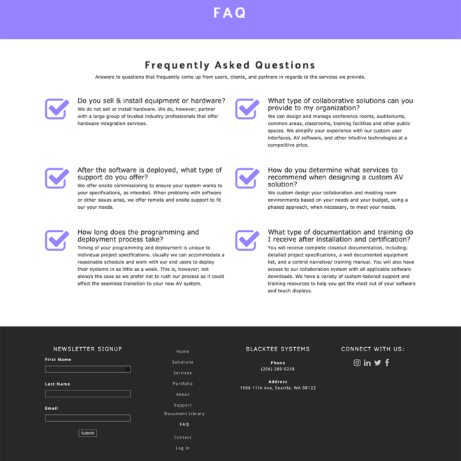 Blacktee-Faq